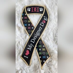 I Love My Designer Dog Car Magnet